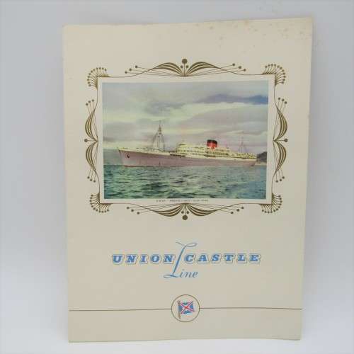 Farewell Dinner Menu for the Athlone Castle 22 March 1961 - Union Castle Line