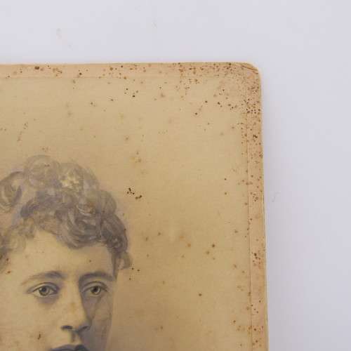 Antique photo portrait of unknown woman