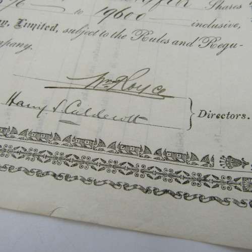 1889 The Johannesburg Brick and Tile Company Shares certificate