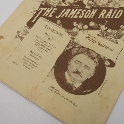Readers Digest 12 page reprint of the Cape Town Argus coverage of the Jameson Raid