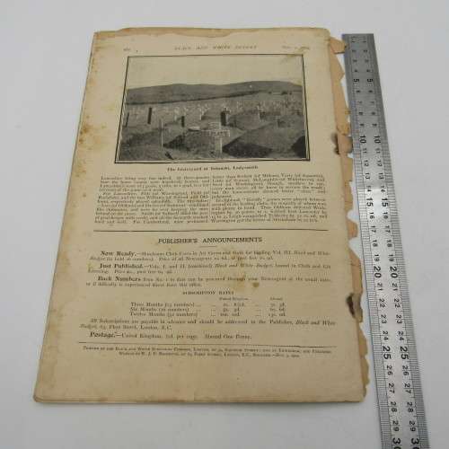 Black and White Budget - Boer War 3 Nov 1900 - no back page