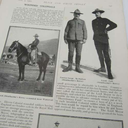 Black and White Budget - Boer War 3 Nov 1900 - no back page