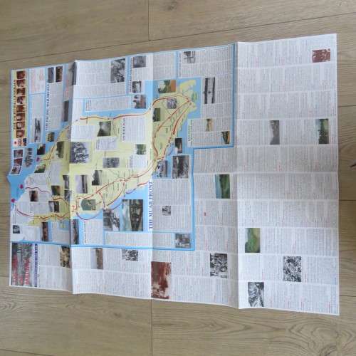 Large fold out chart of the Japanese conquest of Malaya and Singapore - WW2