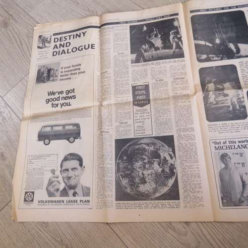 Lunar landing supplement to the Argus - Friday 25th July 1969