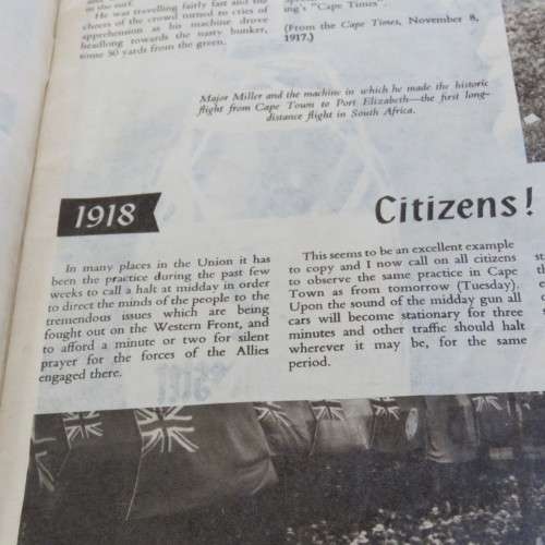 50 years jubilee of Union of South Africa supplement to the Cape Times - 64 pages rarely seen