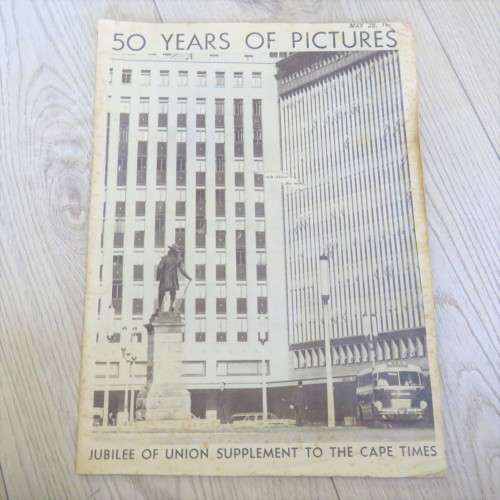 50 years jubilee of Union of South Africa supplement to the Cape Times - 64 pages rarely seen