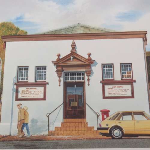 Vintage print of First Raadsaal Bloemfontein by AH Vital