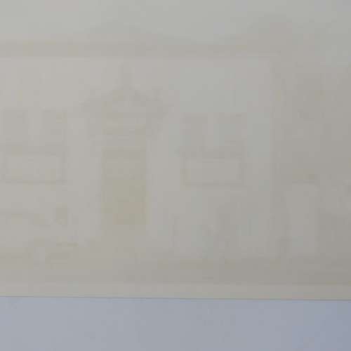 Vintage print of First Raadsaal Bloemfontein by AH Vital