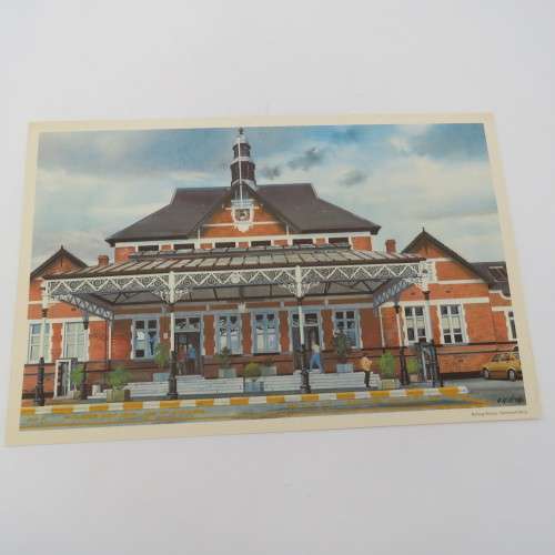 Vintage print of the Railway Station Pietermaritzburg by AH Vital