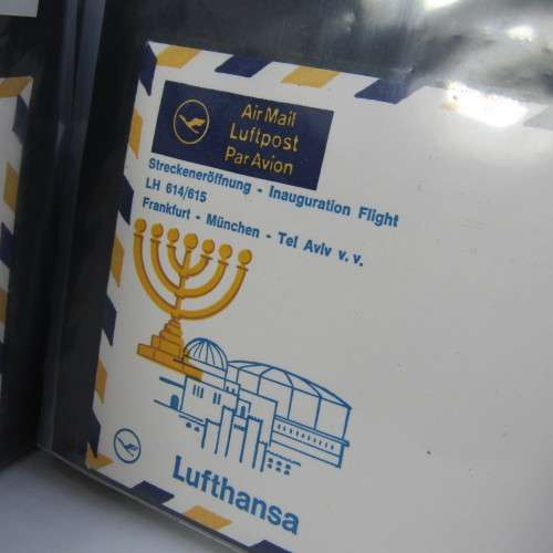 Lot of 52 Lufthansa flown covers - some first flight covers plus another 30 German covers