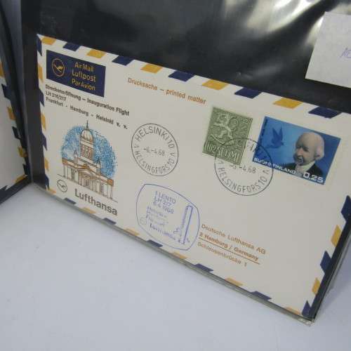 Lot of 52 Lufthansa flown covers - some first flight covers plus another 30 German covers