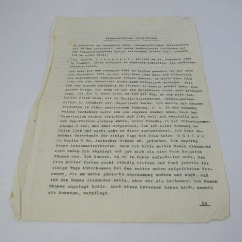 Work book 1945 plus replacement card for Elfriede Alexander Stephan in 1945 Germany