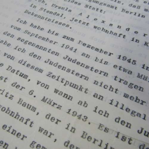 Work book 1945 plus replacement card for Elfriede Alexander Stephan in 1945 Germany