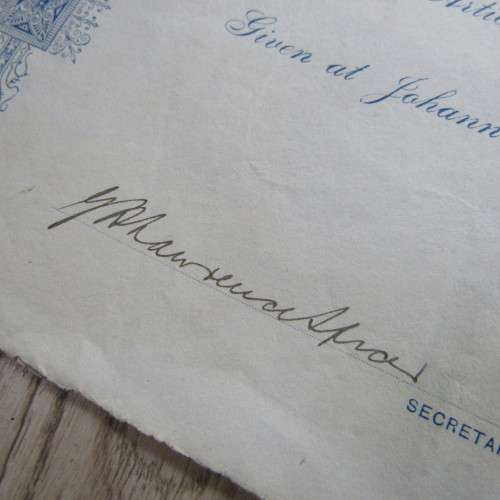 Lot of 6 x One Pound Shares in the EASTERN Alluvial Syndicate Ltd. issued 1907