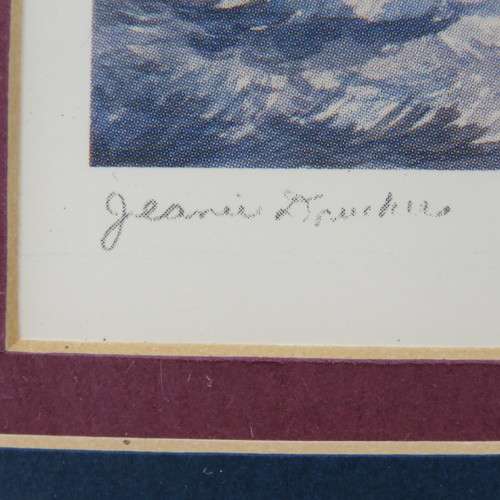 Jeanie Drucker Hurricane 1989, Charleston S.C. print in frame