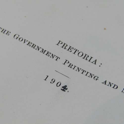 Transvaal Forest Report by De Hutchins 1904 in depth discussion on types of trees