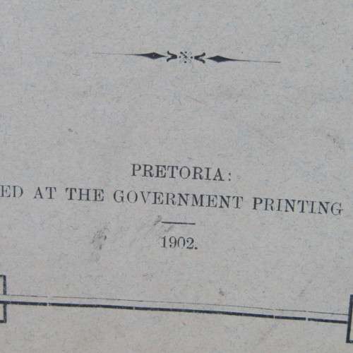 1902 Rules and Regulations of the High Court of the Transvaal - original