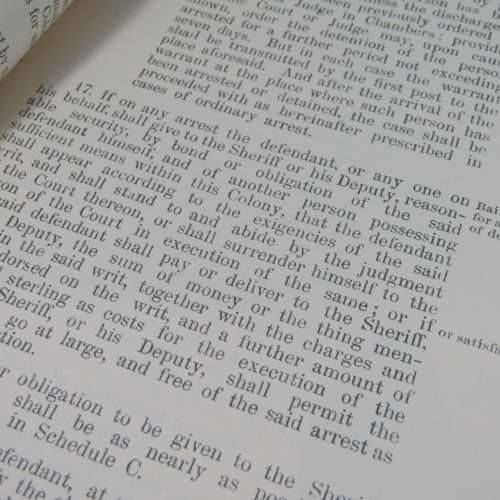 1902 Rules and Regulations of the High Court of the Transvaal - original