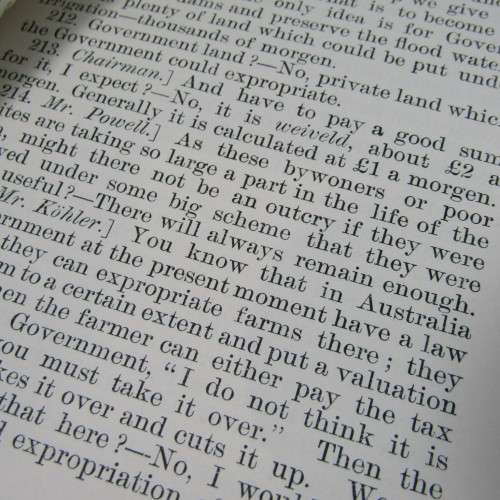 Cape of Good Hope Original Report of the Select Committee on Labour Settlements for Indigent whites