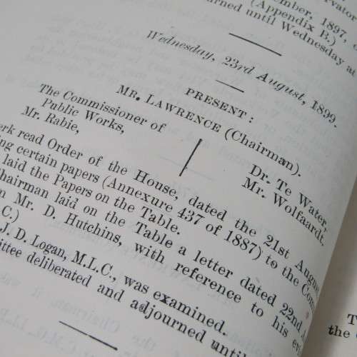 Cape of Good Hope Original Report of the Select Committee on Verkeerde Vlei - September 1899