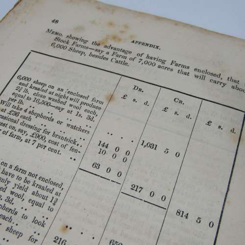 Cape of Good Hope Original Report of the Select Committee on the Fences Bill - July 1872