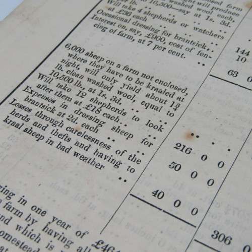 Cape of Good Hope Original Report of the Select Committee on the Fences Bill - July 1872