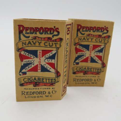 Vintage navy cut cigarette boxes - 5 box outers
