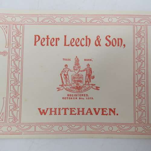 Antique Peter Leech and Son Silicate of Soda wrapper