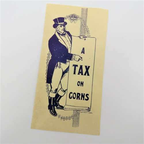 Vintage Corn Tax (corn remedy) advert - Excellent condition
