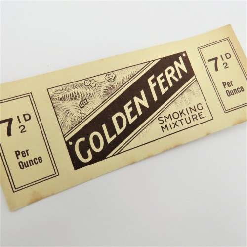 Golden Fern vintage smoking mixture cover