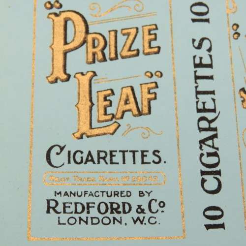 Vintage Price Leaf cigarettes label - Excellent condition