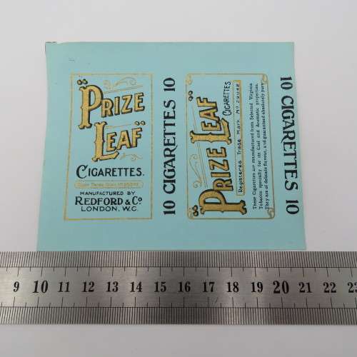 Vintage Price Leaf cigarettes label - Excellent condition