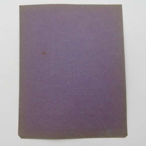 Antique Alfred Morgan chemist advertising leaflet