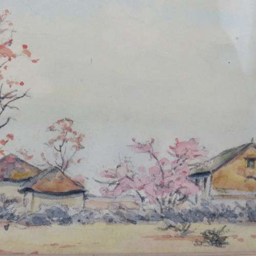 1943 Watercolor painting by Erich Mayer - One of the SA masters