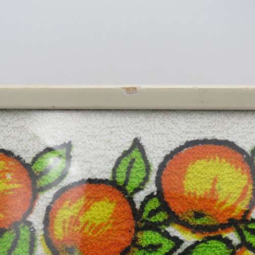 Pair of Adam and Eve framed towels - Vintage
