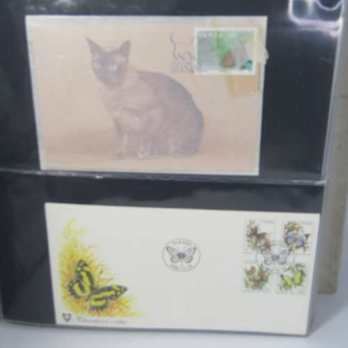 First Day Cover album with about 140 items South Africa and Africa