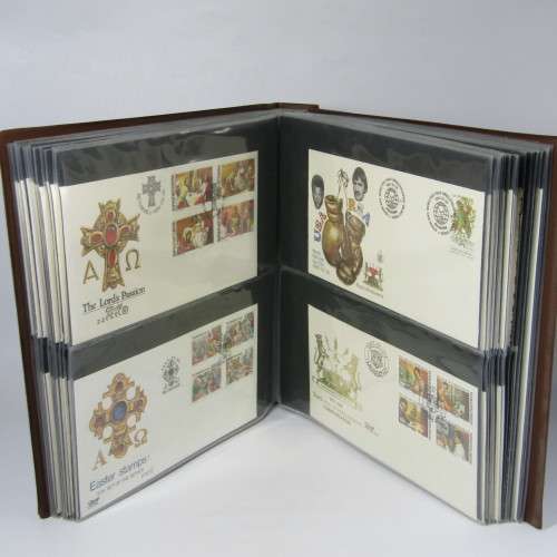 First Day Cover album with about 110 First Day Covers and Cards - Baphuthatswana, South Africa