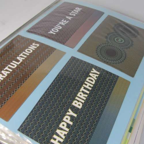 Gift Cards collection with hundreds of gift cards in folder