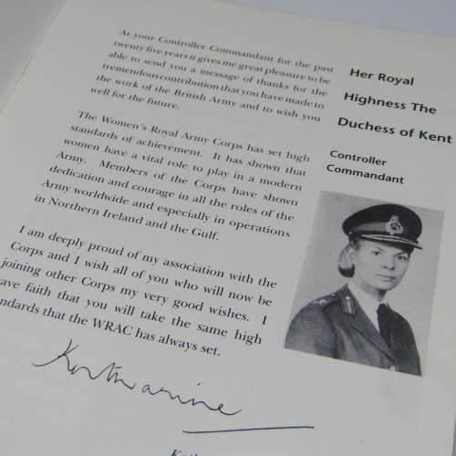 The Womans Royal Army Corps 1949-1992 booklet