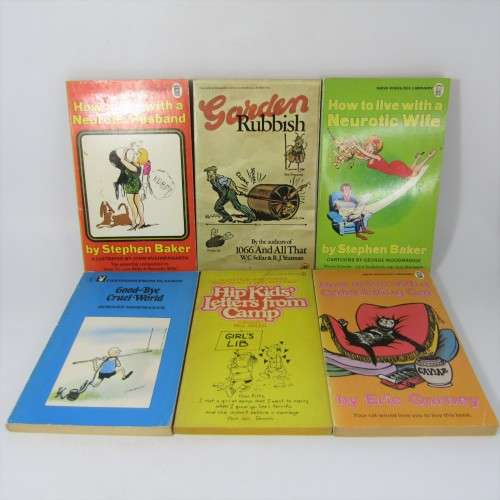 Lot of 6 cartoon and joke books from the 1970`s