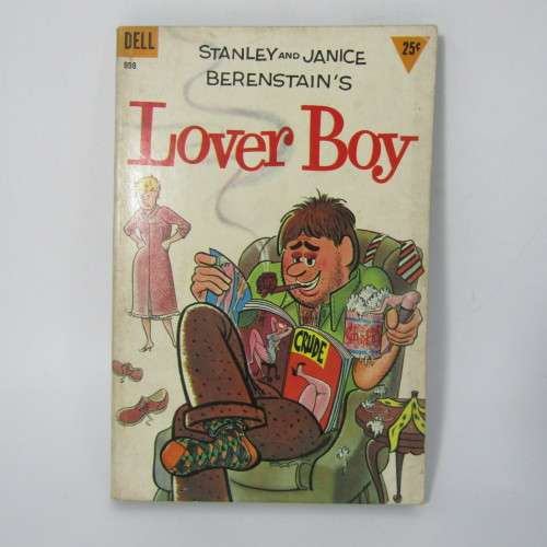 Lot of 5 Lover Boy cartoon books 1950`s and 1960`s