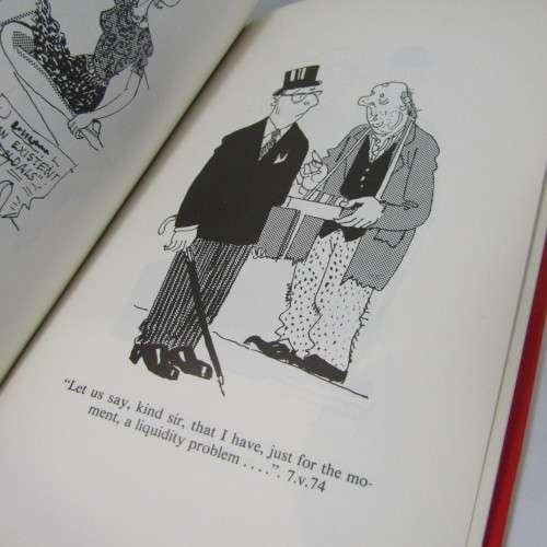 Liquid Assets by Osbert Lancaster signed by the author and corrected his name - 1975 edition