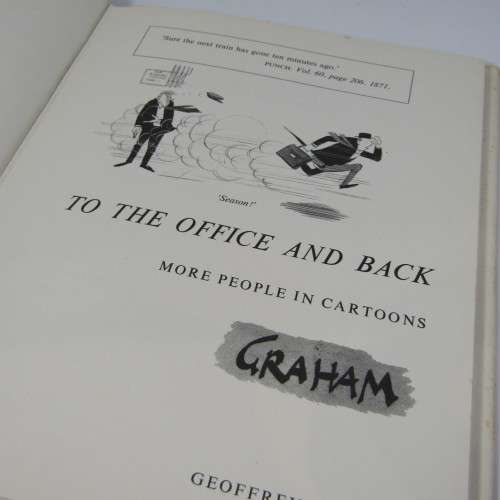 2 x People in Cartoon books by Graham 1966 and 1967