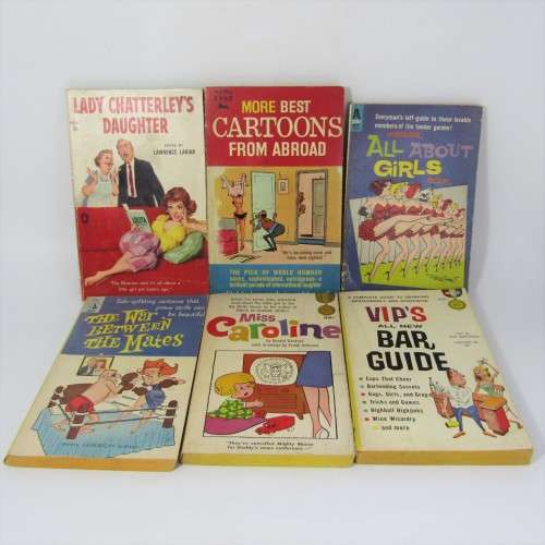 Lot of 6 Cartoon and Joke books from the 1960`s