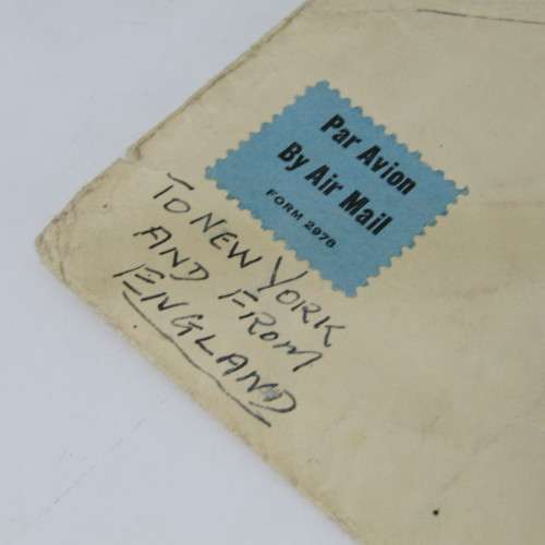 Postal Cover - airmail Indianapolis, USA to Vrede, South Africa - 19 August 1939