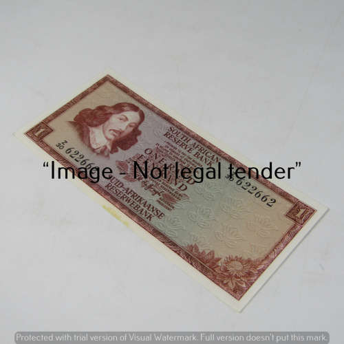 TW de Jongh 2nd Issue R1 replacement note Z30 - 622662 - uncirculated with stain bottom