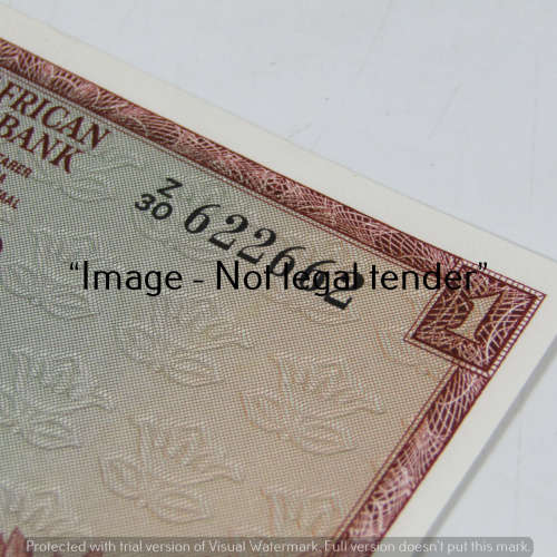 TW de Jongh 2nd Issue R1 replacement note Z30 - 622662 - uncirculated with stain bottom