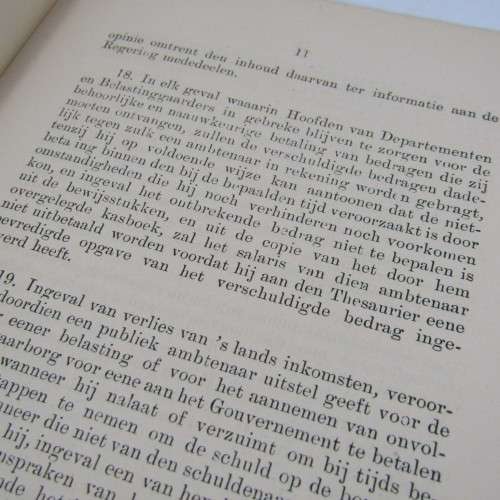 General Instruction om keeping and submitting accounts for the ZAR 1887 - Dutch / AFR