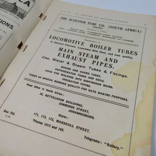 South African Railways and Harbor magazine January 1920
