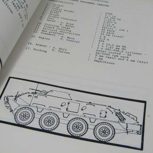 Bush War 1984 original Ken jou Vyand handbook signed by the brigadier Chief of army intelligence